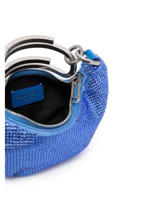 Off-White c/o Virgil Abloh Blue Sequinned Mini Bag