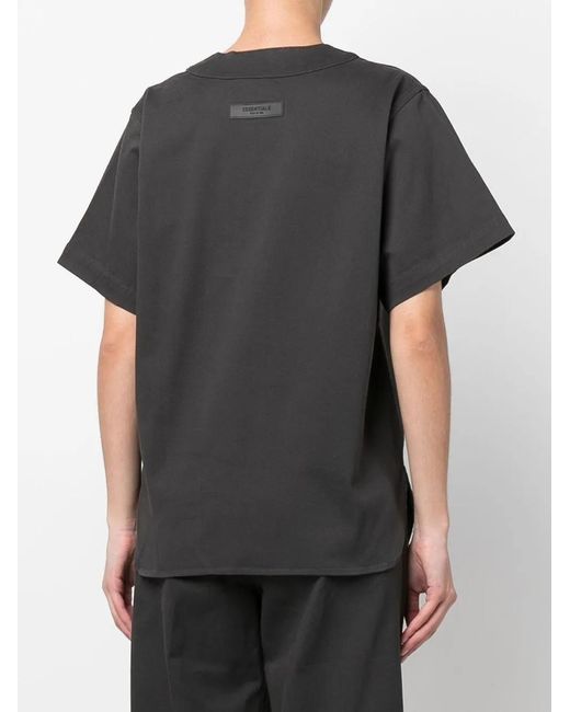 Fear Of God Black Round Neck Jersey