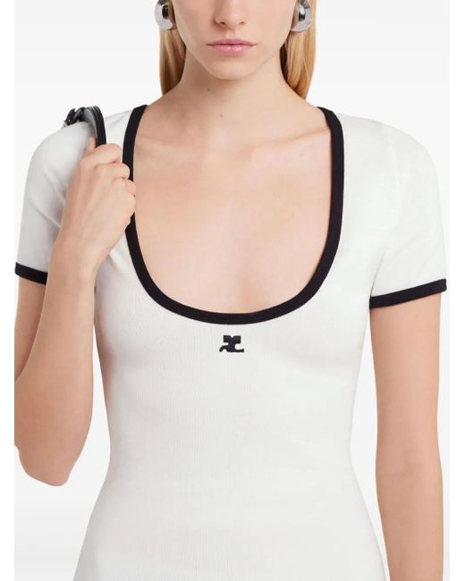 Courreges Multicolor Holistic Minikleid