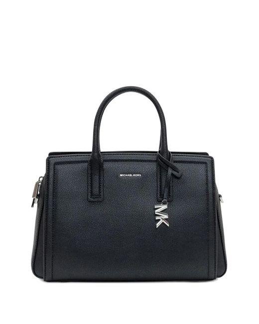 MICHAEL Michael Kors Black Logo-Charm Handbag