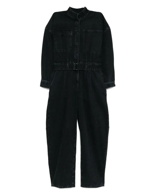 FRAME Black The Cocoon Jumpsuit