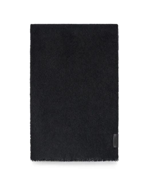 Lemaire Black Fluffy Scarf