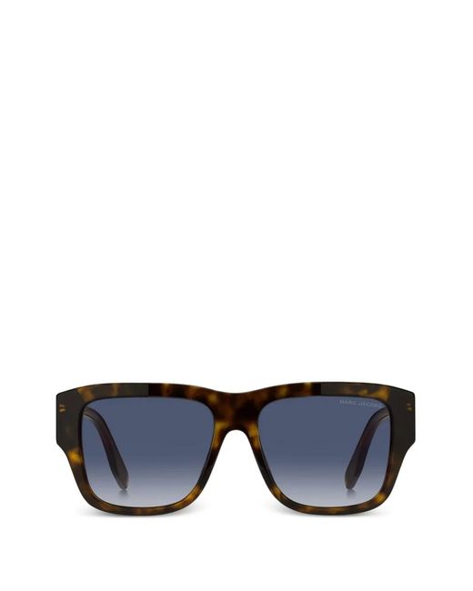 Marc Jacobs Blue Square-Frame Sunglasses for men