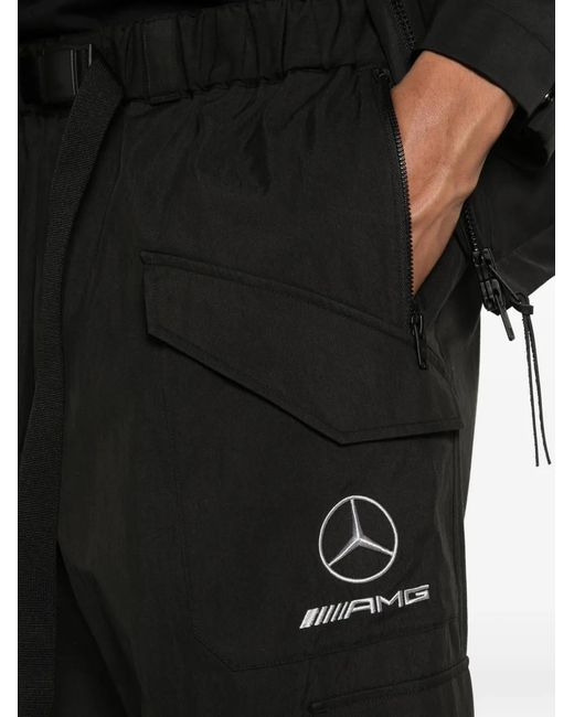 Y-3 Black X Mercedes-Amg Petronas F1 Pocket Trousers for men