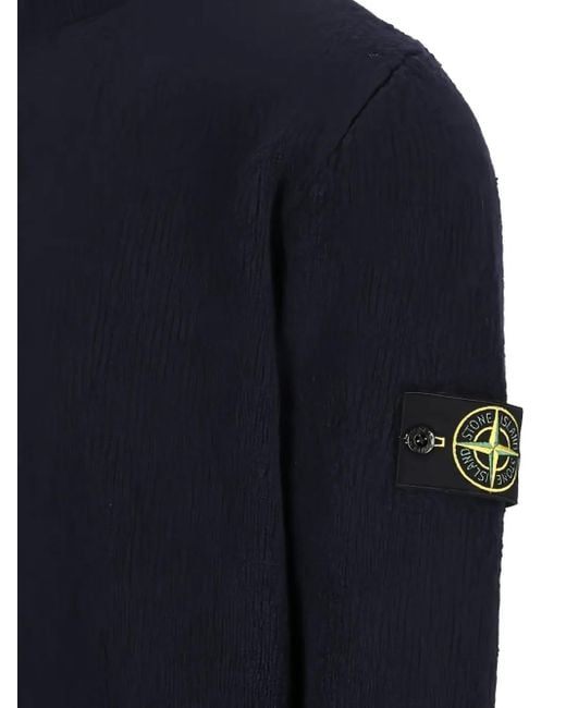 Stone Island Trui Met Hoge Hals in het Blue voor heren