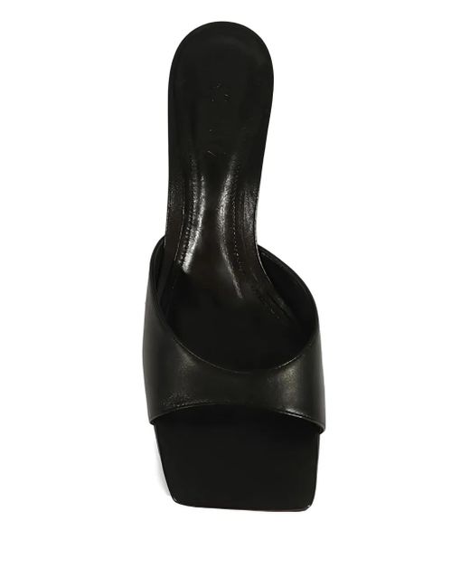 SCHUTZ SHOES Black 70Mm Dethalia Pin Square-Toe Heeled Sandals