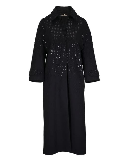 Dorothee Schumacher Black Embellished Coat