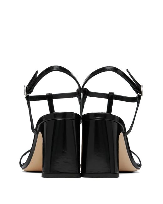 Aeyde Black Hilma Sandals