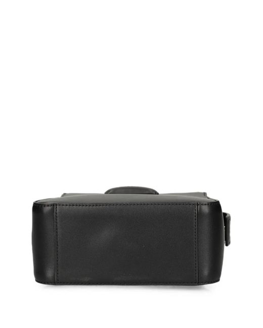 Lacoste Black Logo-Plaque Tote Bag