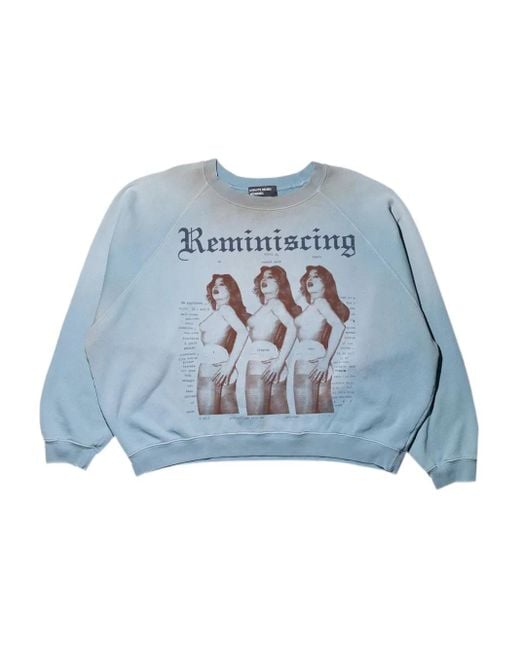 Enfants Riches Deprimes Reminiscing Raglan Graphic Sweatshirt in