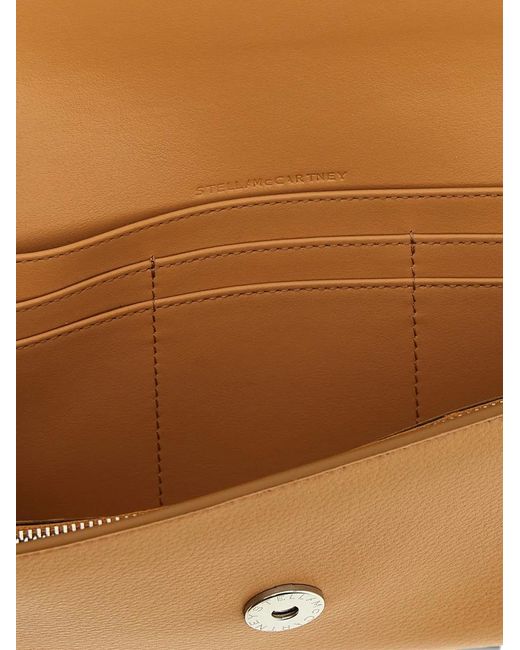 Stella McCartney Orange Ryder Metal-Lock Shoulder Bag