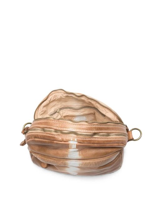 SOMMET Brown Arlo Tie-Dye Cross Body Bag