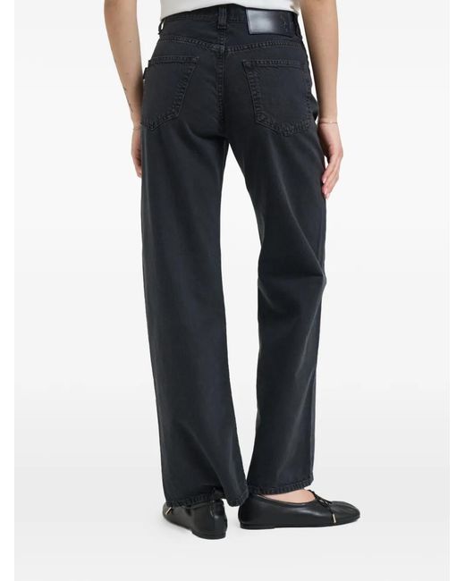 Haikure Black Wide-Leg Jeans