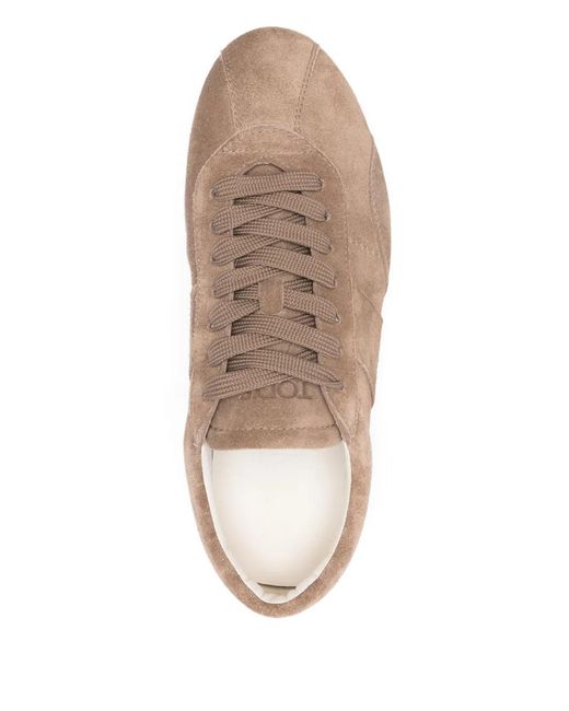 Tod's Brown Flat Shoes