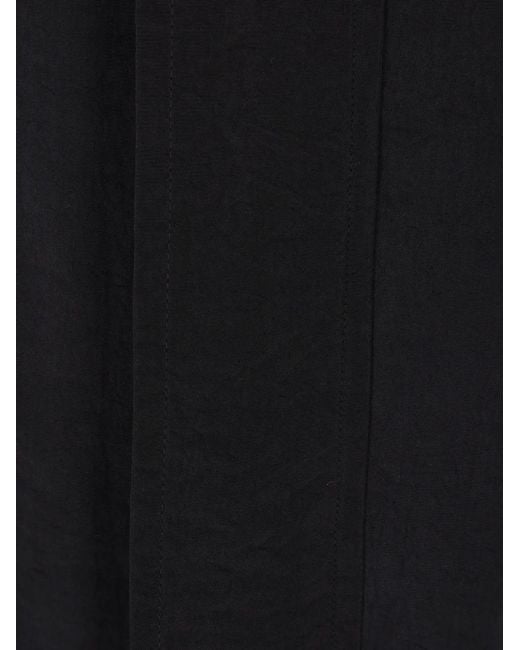 Yohji Yamamoto Black Hooded Zip Coat