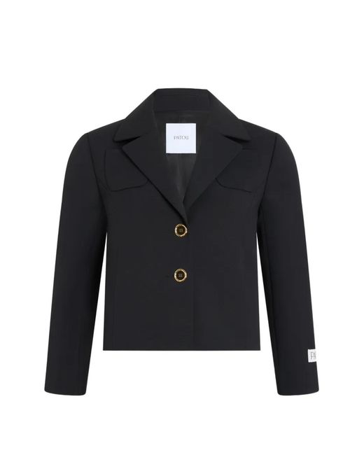 Patou Blue Short Tailored Jacket