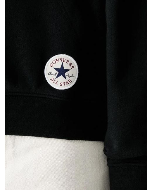 Converse Black Chuck Taylor Patch Pullover Hoodie