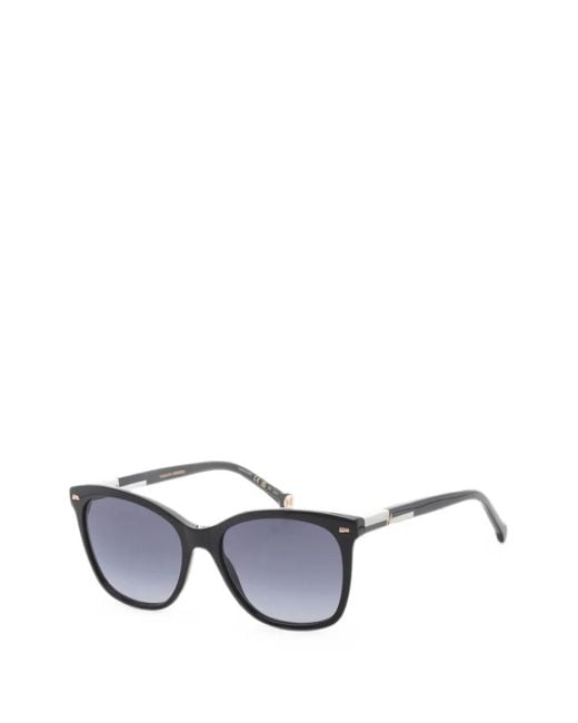 Carolina Herrera White Cat-Eye Frame Sunglasses