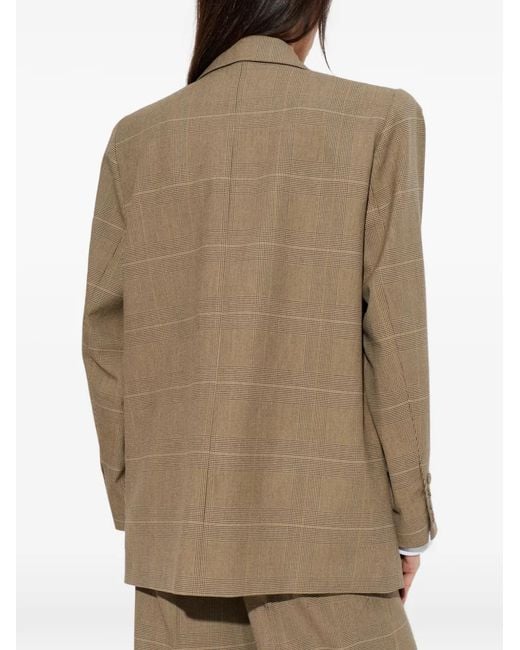 Gestuz Natural Single-Breasted Blazer
