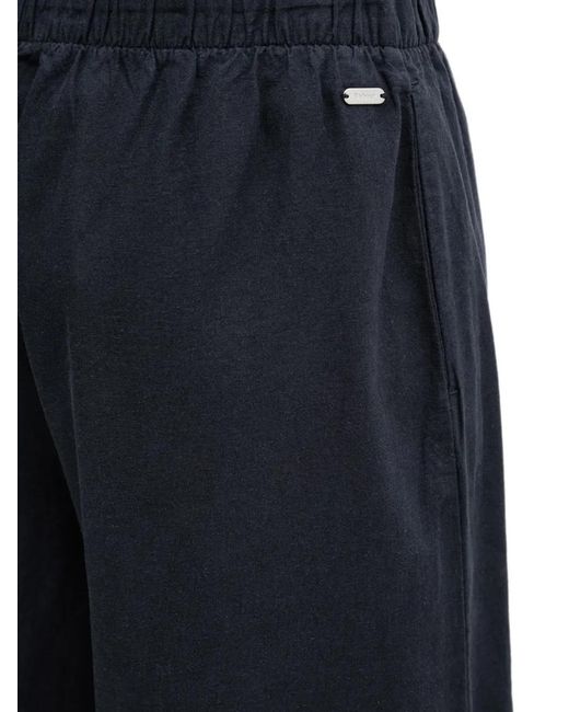 Barbour Black Josie Wide-Leg Trousers