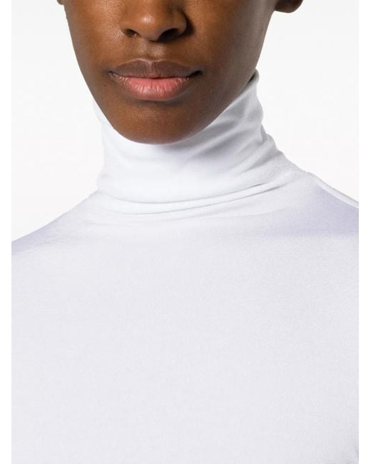 Wolford Colorado ハイネック ボディスーツ White