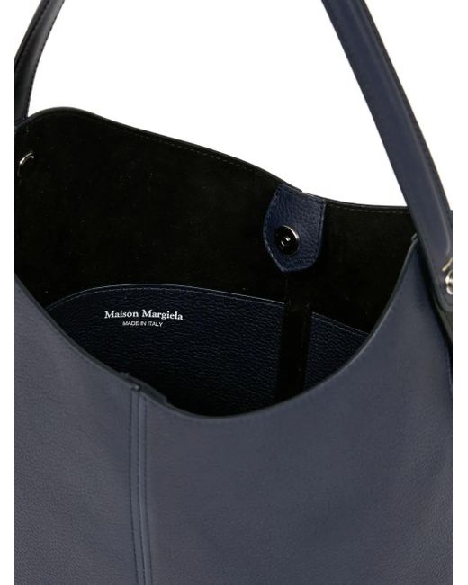 Maison Margiela Blue Dress-Age Hobo Tote Bag mit zwei Riemen