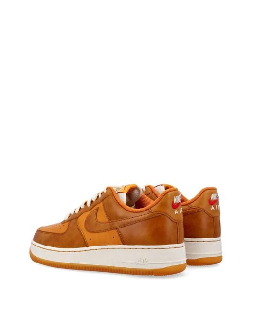 Nike Orange Baskets Air Force 1 '07 Lv8