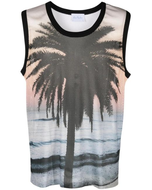 Débardeur À Palmiers Imprimés BLUE SKY INN pour homme en coloris Gray