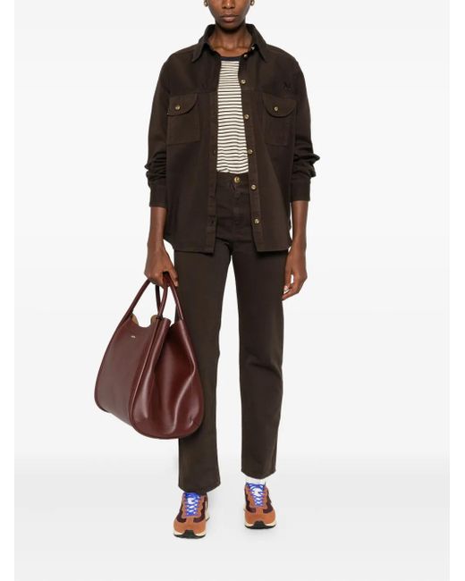 Blazé Milano Gray Embroidered Logo Jeans