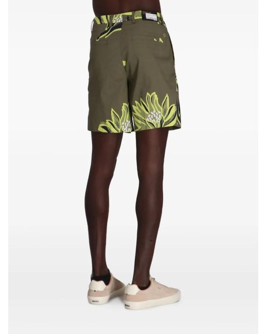 Boss Green Printed Shorts for men