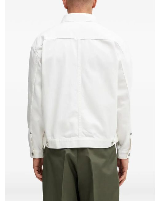 Neighborhood White Button Pockets Jacket for men