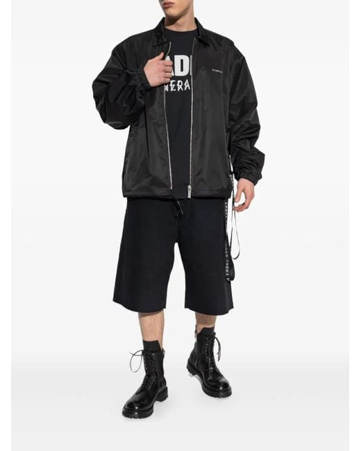 44 Label Group Black Tour Coach Jacket for men