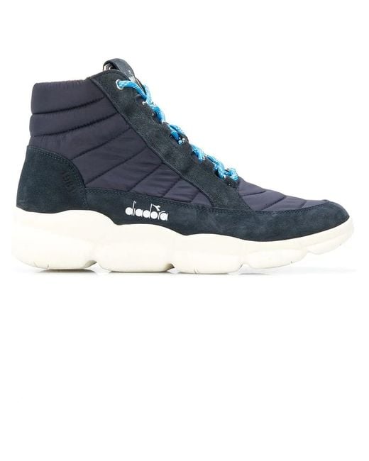 Diadora Blue X The Editor Booth Hi-Top Sneakers for men