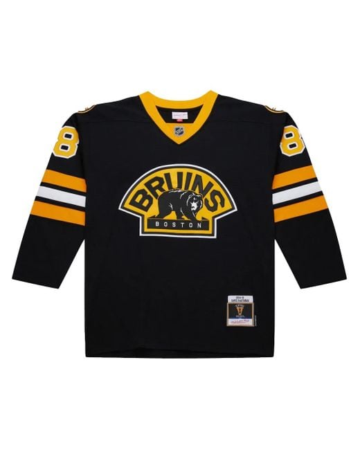 Mitchell & Ness Black Nhl David Pastrnak 2014 Jersey for men