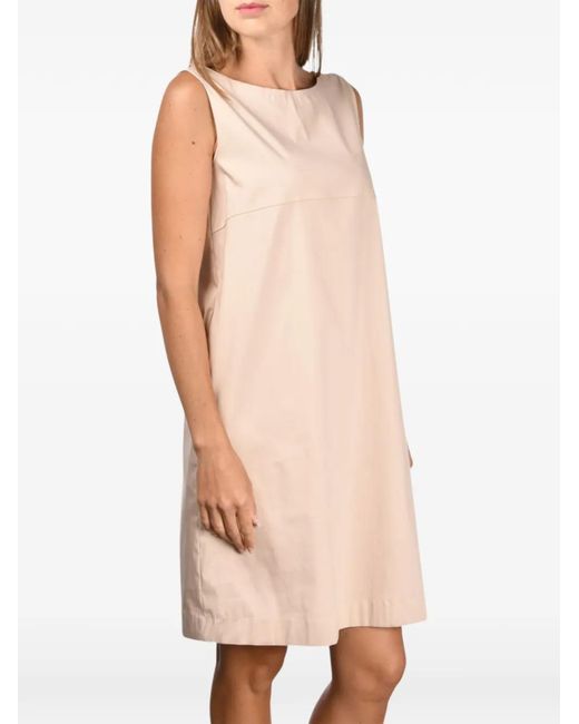 Gran Sasso Natural Mini Sleeveless Dress