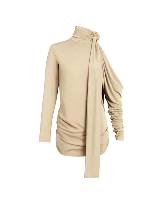 Silvia Tcherassi Natural Angel Draped Blouse