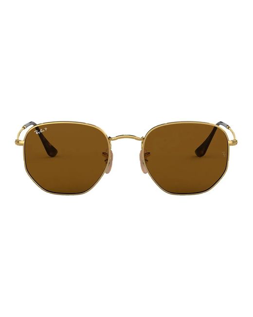 Ray-Ban Brown Round-Frame Sunglasses