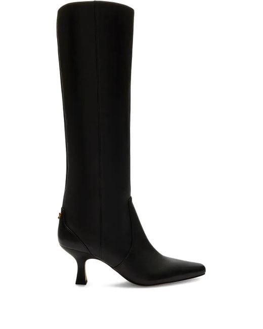 COACH Black Leather Knee-high Boots