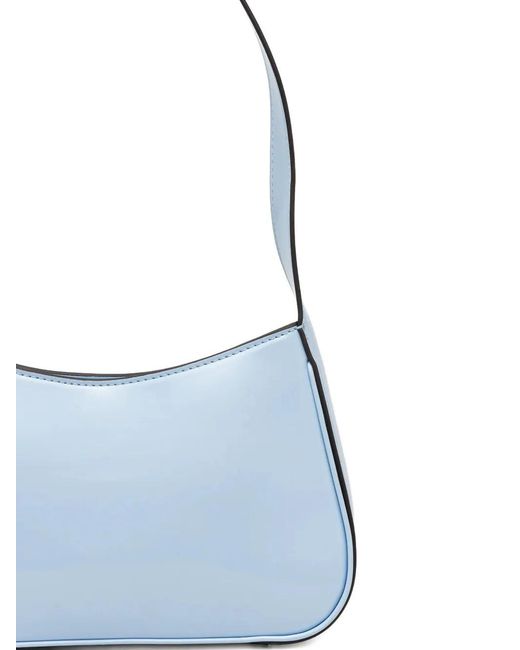 Guess Blue Arnela Triangle-Logo Tote Bag