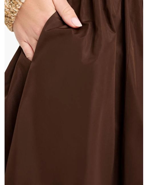 Cinq À Sept Cellah Taffeta Rok in het Brown