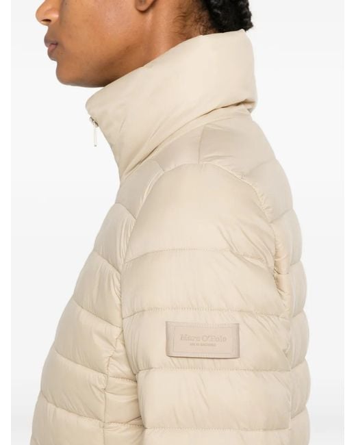 Marc O' Polo Natural Quilted High-Neck Jacket