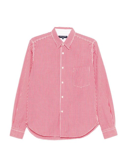 メンズ Comme des Garçons 2011 チェック シャツ ピンク | Lyst