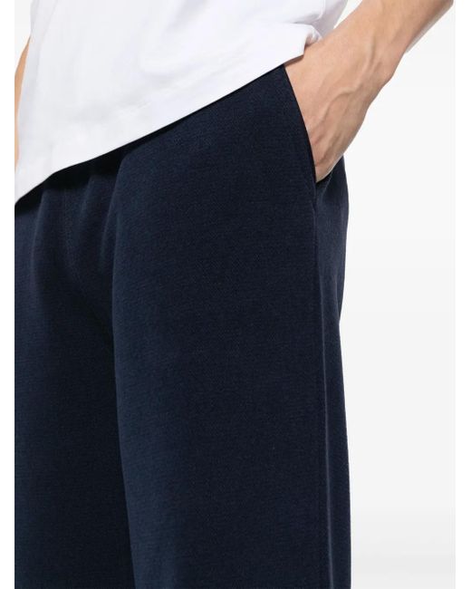 Corneliani Blue Straight-Leg Drawstring Track Pants for men