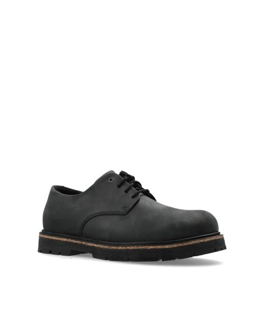 Birkenstock Black Highwood Derby Shoes for men