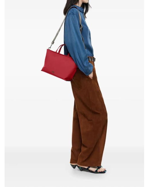 Bimba Y Lola Red Small Chihuahua Top-Handle Tote Bag