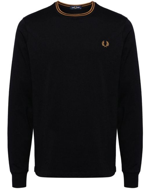 Fred Perry Black Twin Tipped T-Shirt for men