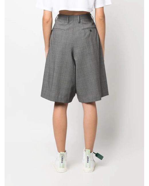 R13 Formele Shorts in het Gray