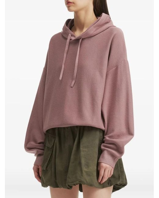 Izzue Pink Drawstring Hooded Sweatshirt