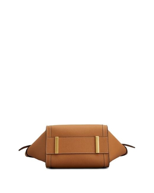 Tod's Brown Small Leather Tote Bag