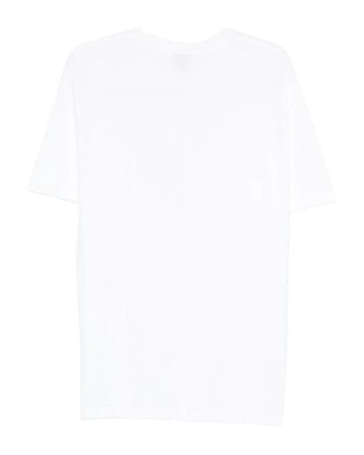 Stussy White Strawberry-Print T-Shirt for men